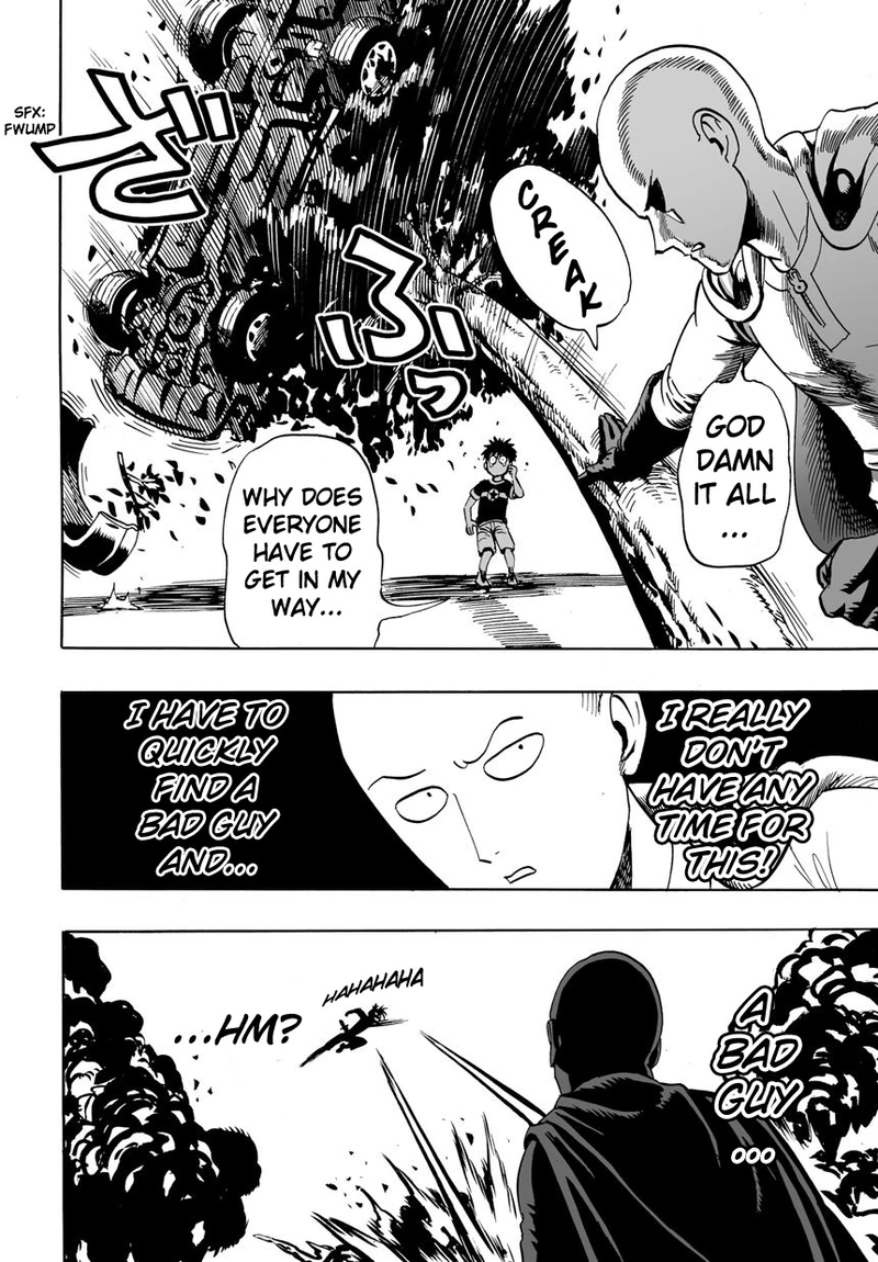 One Punch Man Manga Chapter 19 page 23 - No Time for This