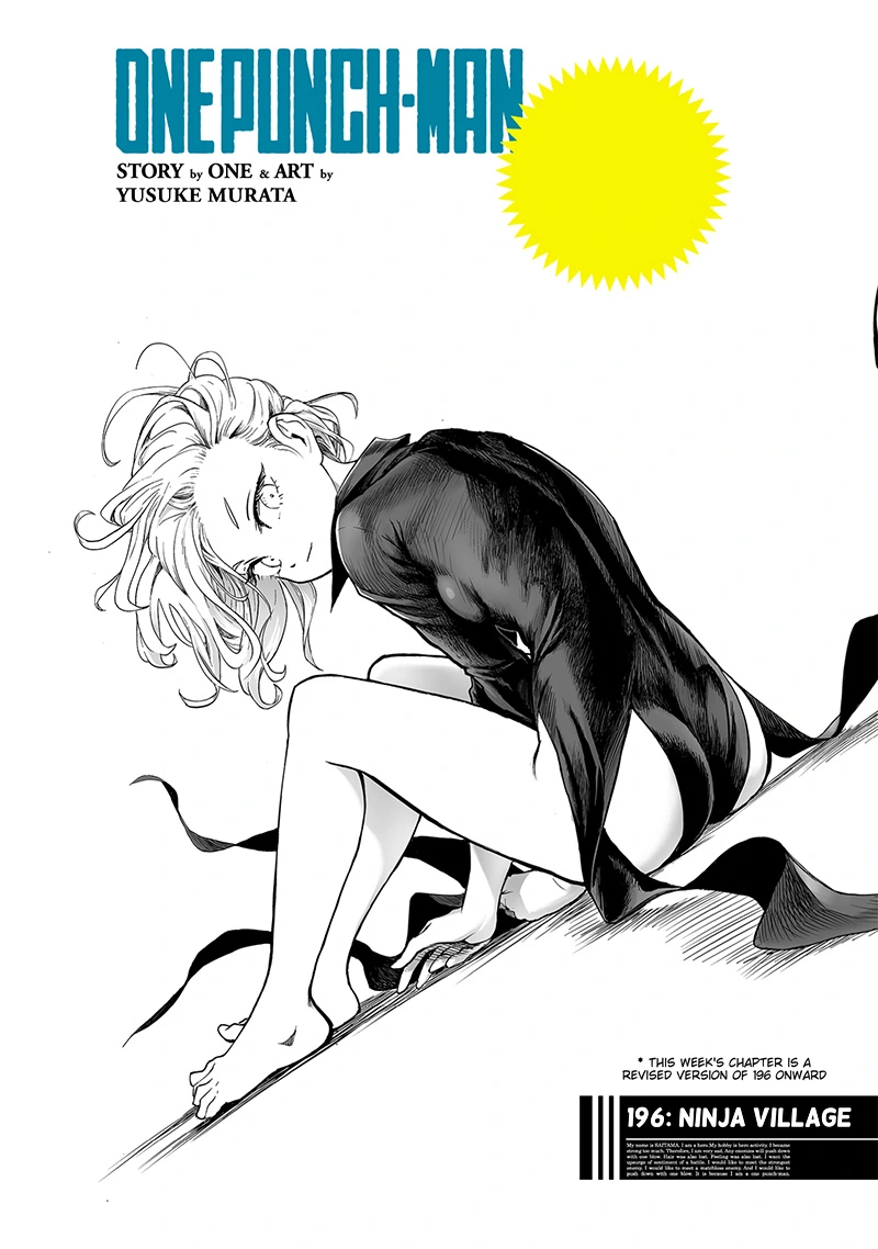 One Punch Man Manga Chapter 196 page 1 - Ninja Village