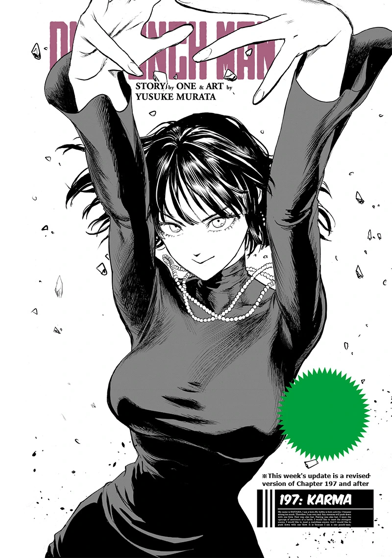One Punch Man Manga Chapter 197 page 1 - Karma
