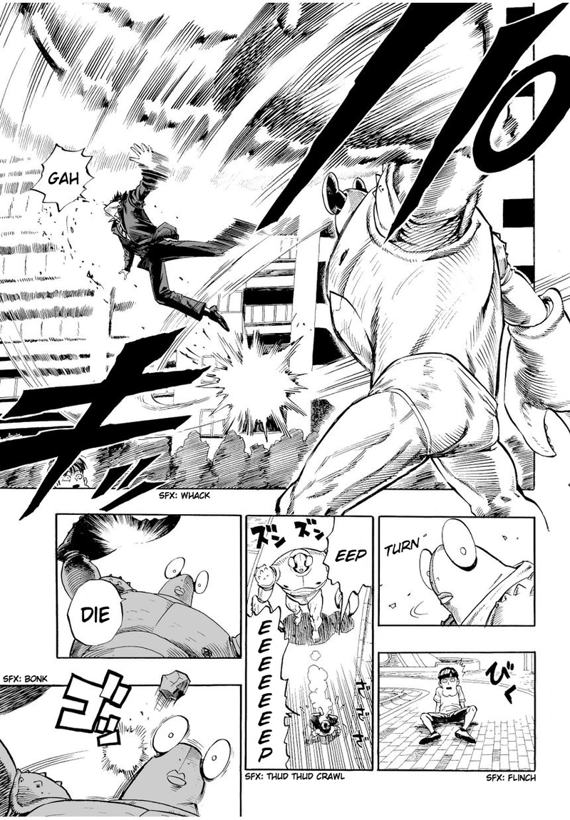 One Punch Man Manga Chapter 2 page 13 - Crab and Job Hunting