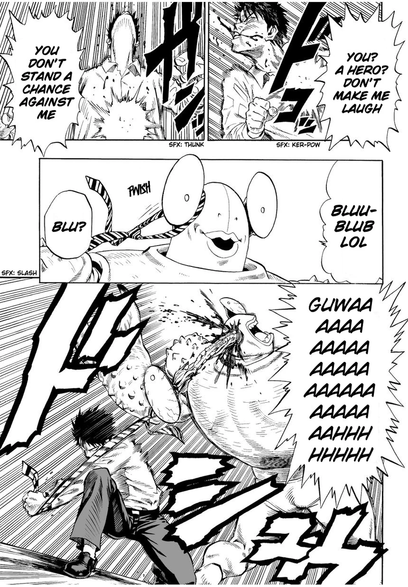 One Punch Man Manga Chapter 2 page 15 - Crab and Job Hunting