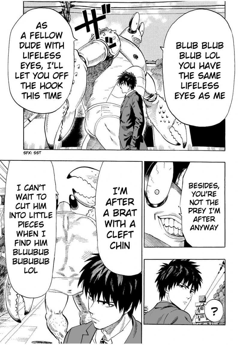 One Punch Man Manga Chapter 2 page 5 - Crab and Job Hunting