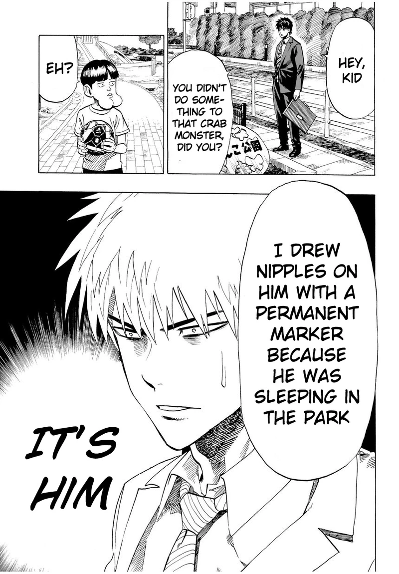 One Punch Man Manga Chapter 2 page 7 - Crab and Job Hunting