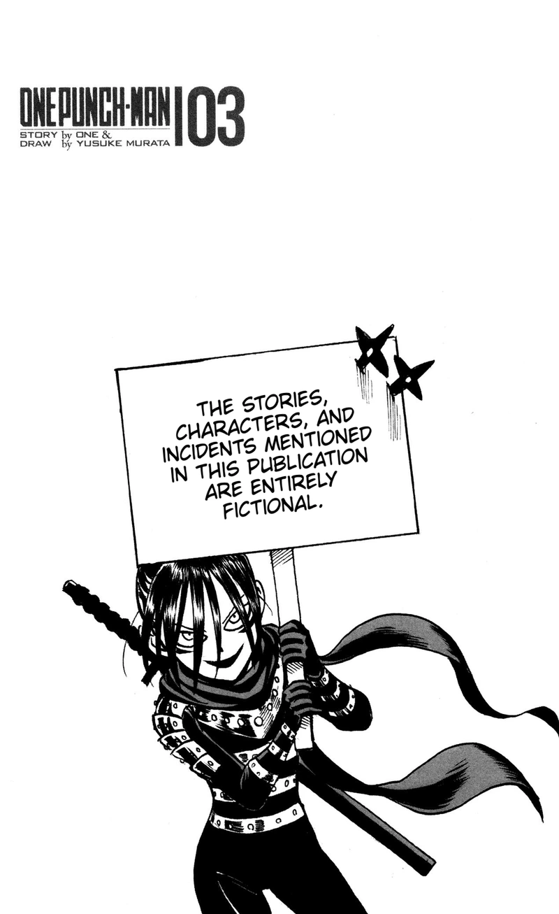 One Punch Man Manga Chapter 20.5 page 9 - Volume 3 Extras