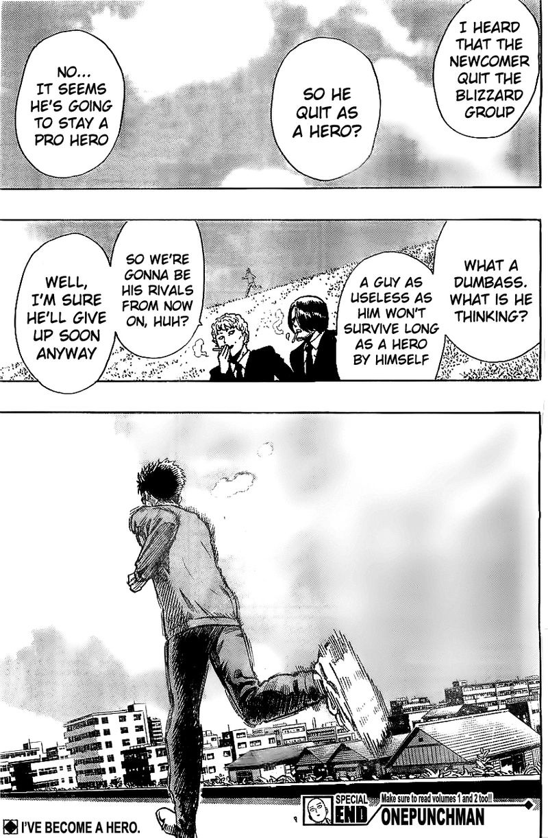 One Punch Man Manga Chapter 20.7 page 28 - A New Wind Blows | Volume 3 Extras