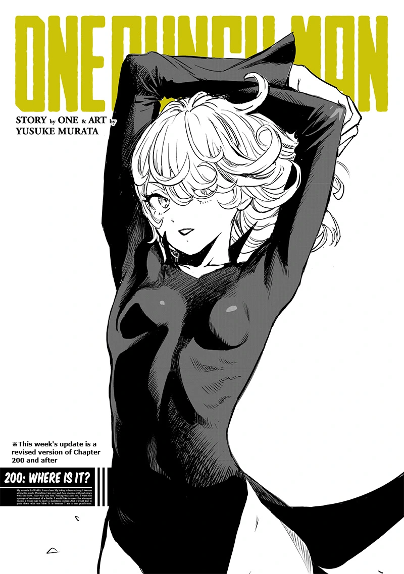 One Punch Man Manga Chapter 200 page 1 - Where Is It