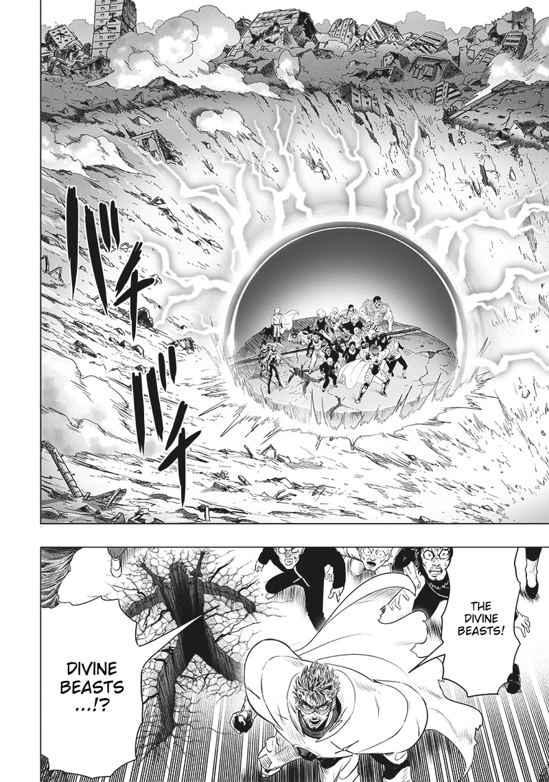One Punch Man Manga Chapter 202 page 3 - Divine Beasts
