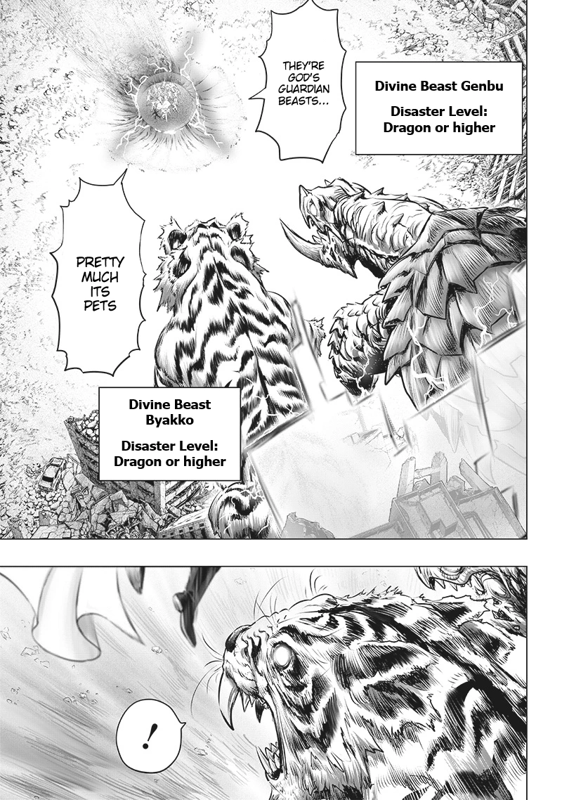 One Punch Man Manga Chapter 202 page 4 - Divine Beasts