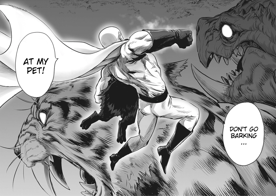 One Punch Man Manga Chapter 202 page 5 - Divine Beasts