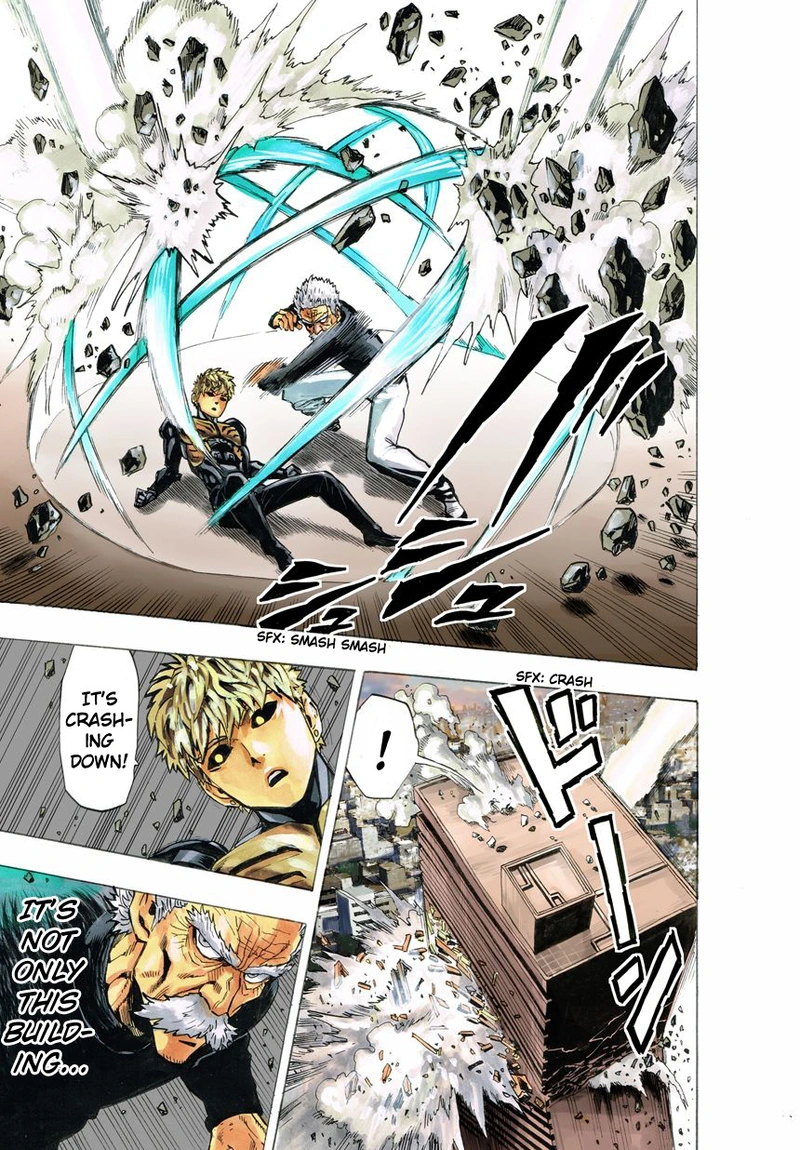 One Punch Man Manga Chapter 21 page 108 - Giant Meteor