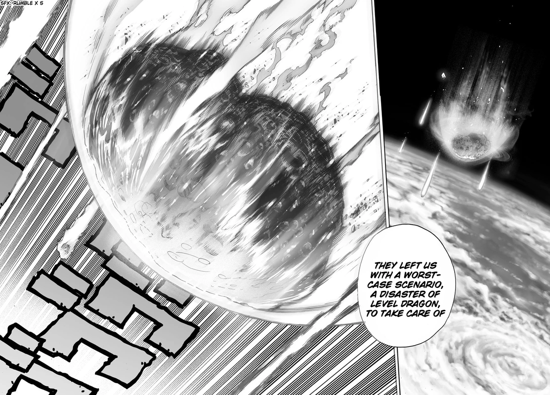 One Punch Man Manga Chapter 21 page 25 - Giant Meteor