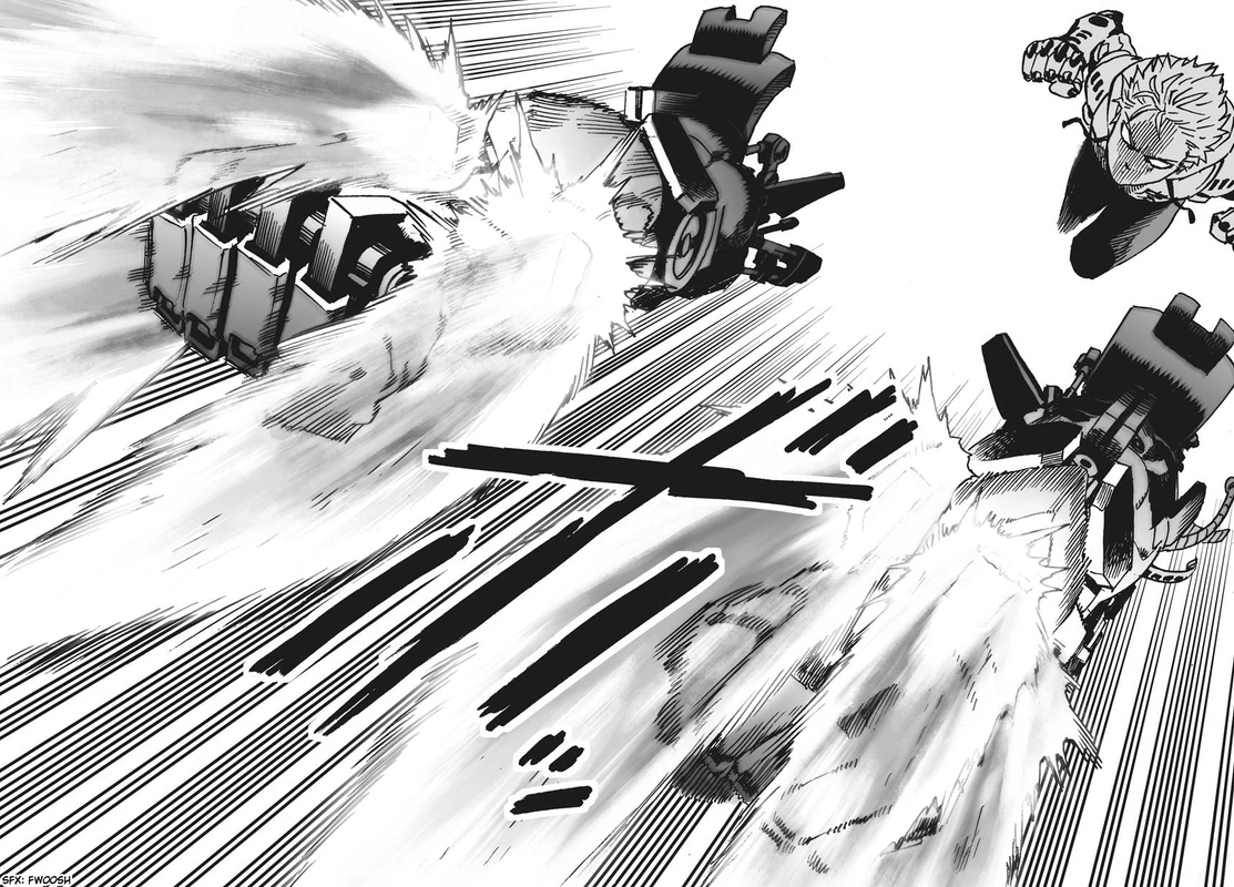 One Punch Man Manga Chapter 21 page 40 - Giant Meteor
