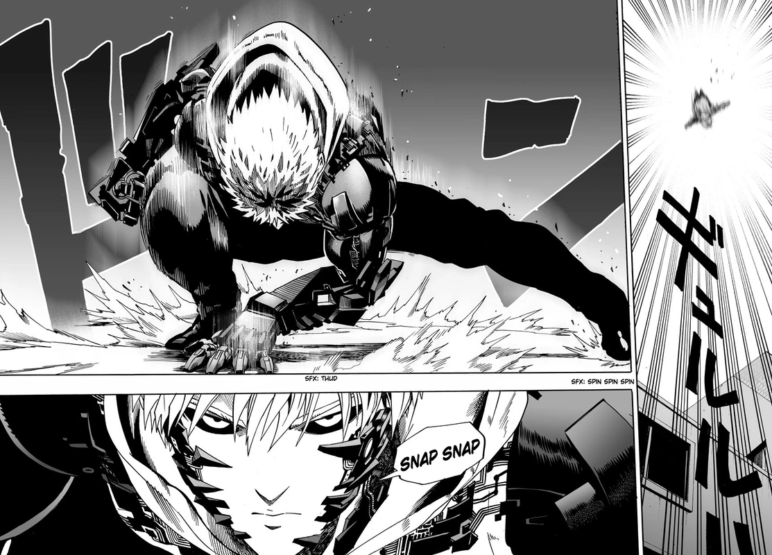 One Punch Man Manga Chapter 21 page 44 - Giant Meteor