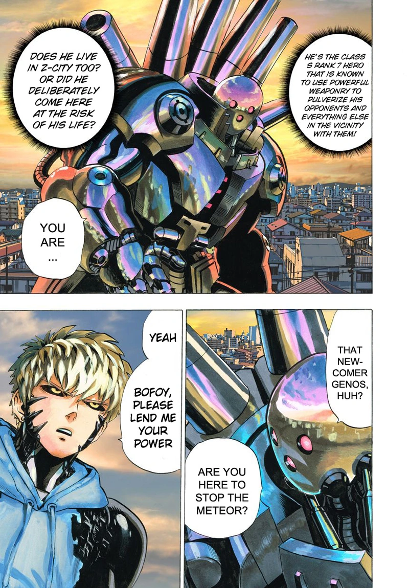 One Punch Man Manga Chapter 21 page 70 - Giant Meteor