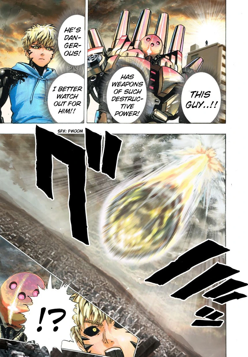 One Punch Man Manga Chapter 21 page 80 - Giant Meteor