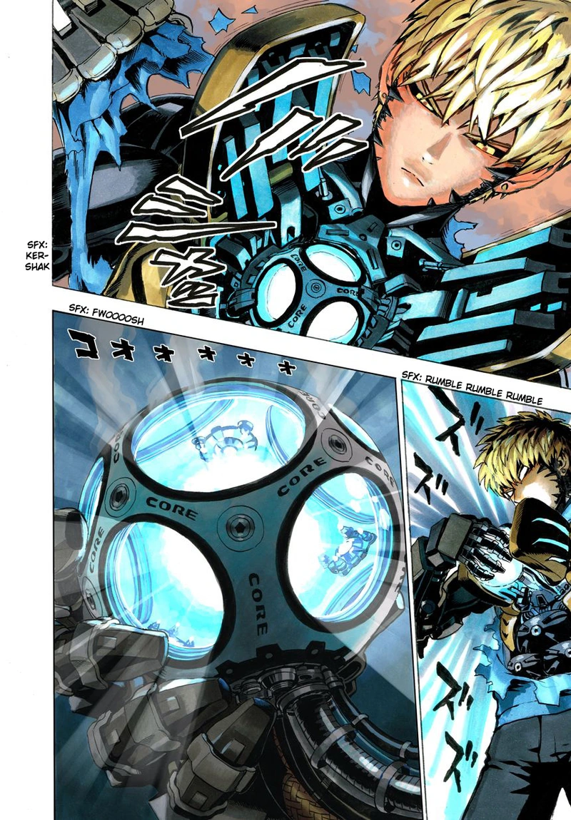 One Punch Man Manga Chapter 21 page 85 - Giant Meteor