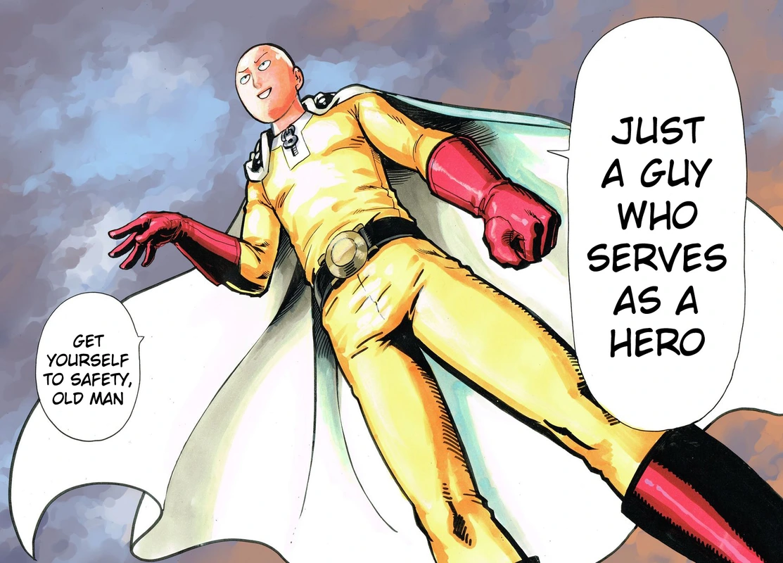 One Punch Man Manga Chapter 21 page 93 - Giant Meteor