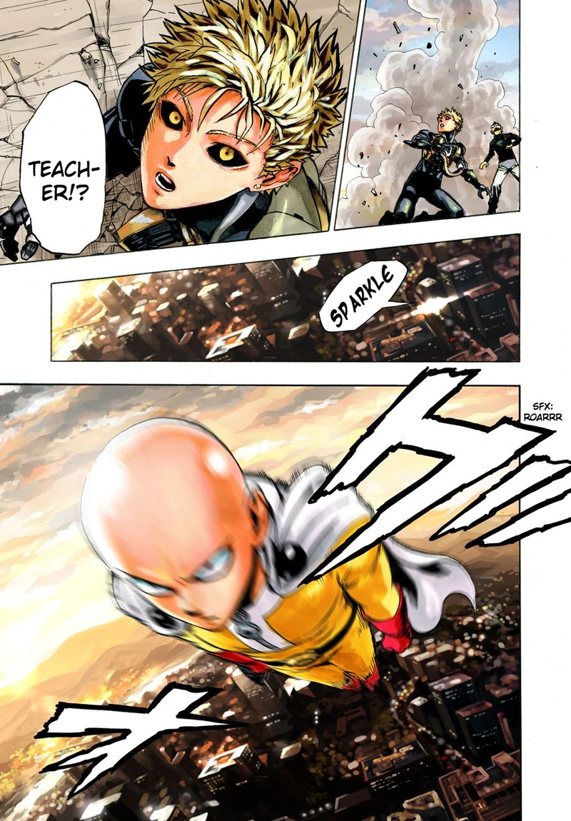 One Punch Man Manga Chapter 21 page 96 - Giant Meteor