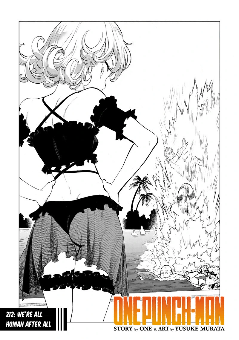 One Punch Man Manga Chapter 212 page 1 - We're All Human After All