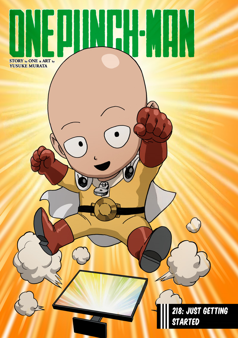 One Punch Man Manga Chapter 218 page 1 - Just Getting Started
