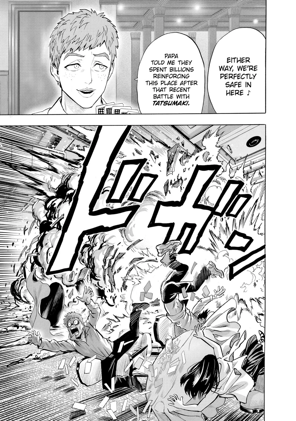 One Punch Man Manga Chapter 226 page 15 - Fierce Power