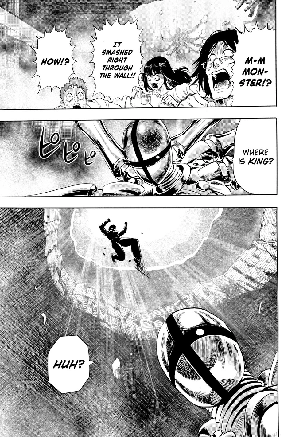 One Punch Man Manga Chapter 226 page 17 - Fierce Power