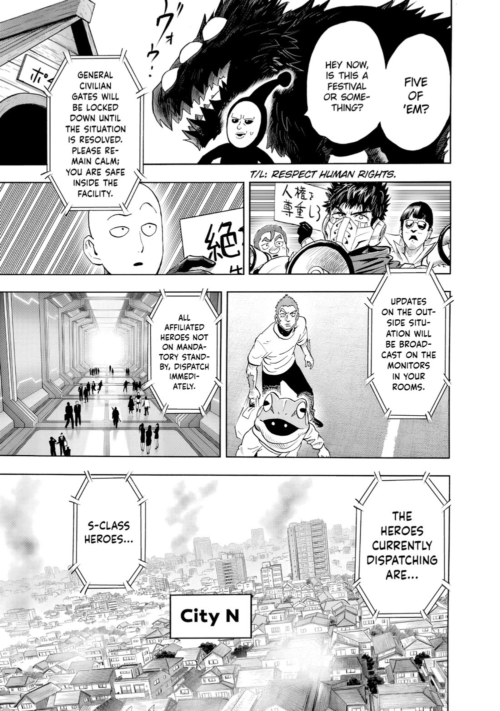 One Punch Man Manga Chapter 226 page 7 - Fierce Power