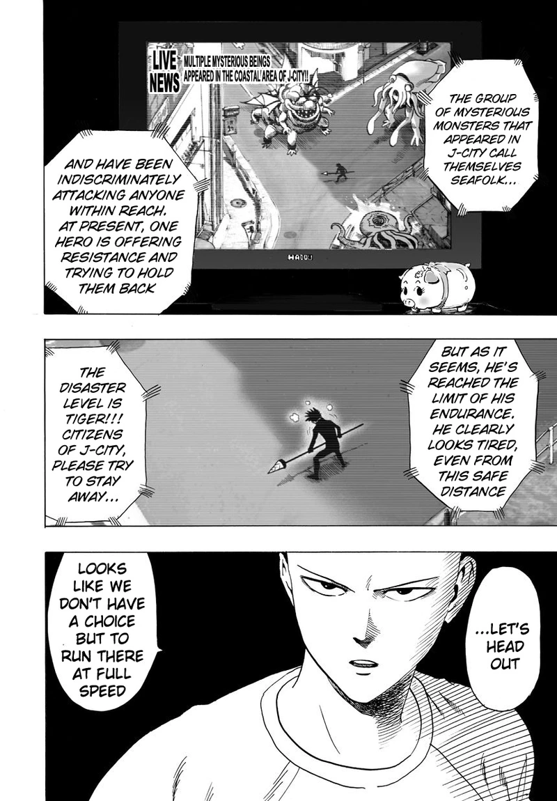 One Punch Man Manga Chapter 23 page 16 - Threat from the Sea