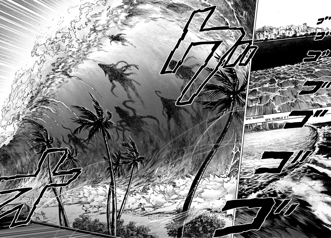 One Punch Man Manga Chapter 23 page 5 - Threat from the Sea