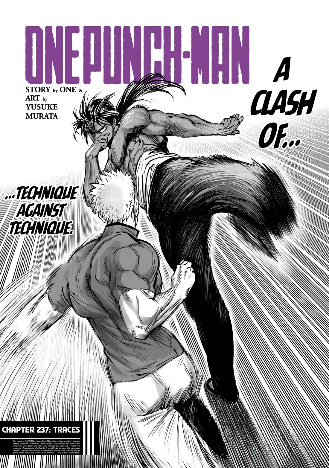 One Punch Man Manga Chapter 237 page 1 - Traces