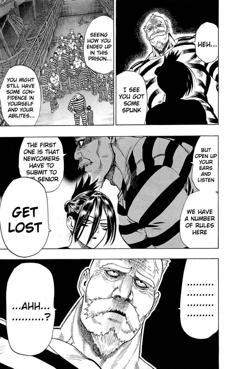 One Punch Man Manga Chapter 24.5 page 11 - Prison | Volume 4 Extras