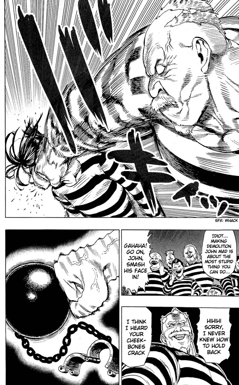 One Punch Man Manga Chapter 24.5 page 12 - Prison | Volume 4 Extras