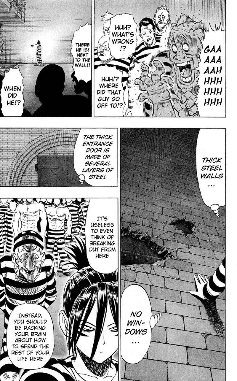 One Punch Man Manga Chapter 24.5 page 13 - Prison | Volume 4 Extras