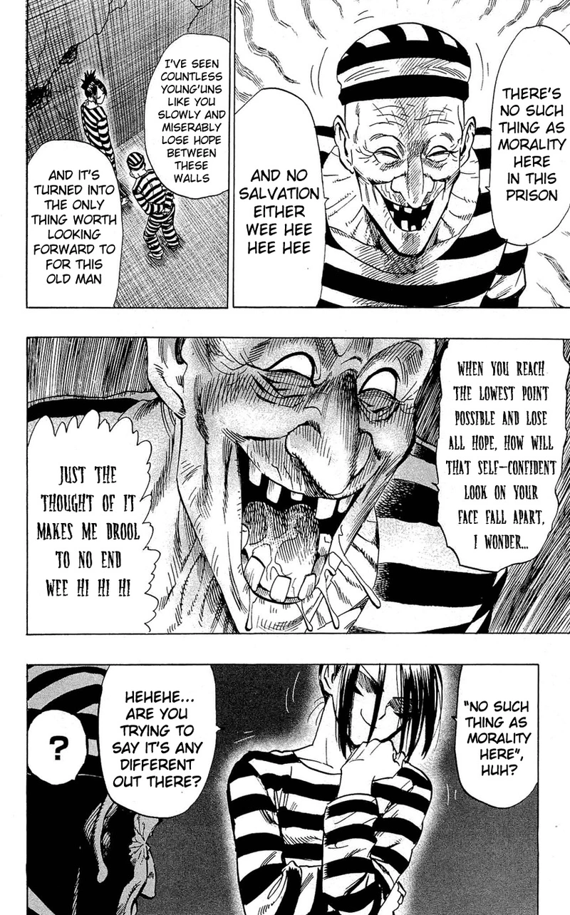 One Punch Man Manga Chapter 24.5 page 14 - Prison | Volume 4 Extras