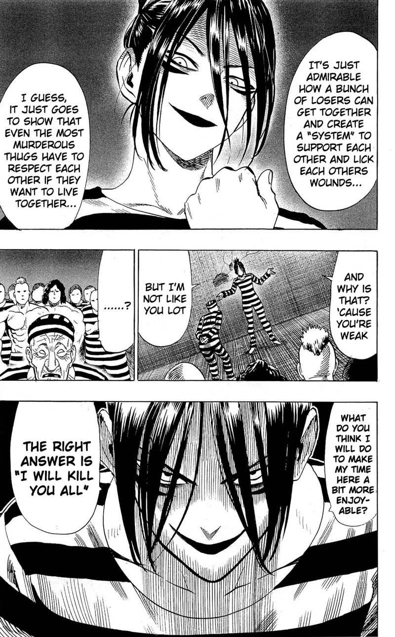 One Punch Man Manga Chapter 24.5 page 15 - Prison | Volume 4 Extras