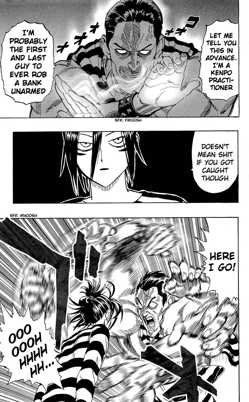 One Punch Man Manga Chapter 24.5 page 17 - Prison | Volume 4 Extras