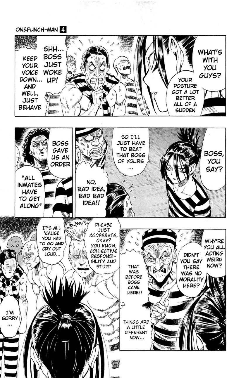 One Punch Man Manga Chapter 24.5 page 20 - Prison | Volume 4 Extras