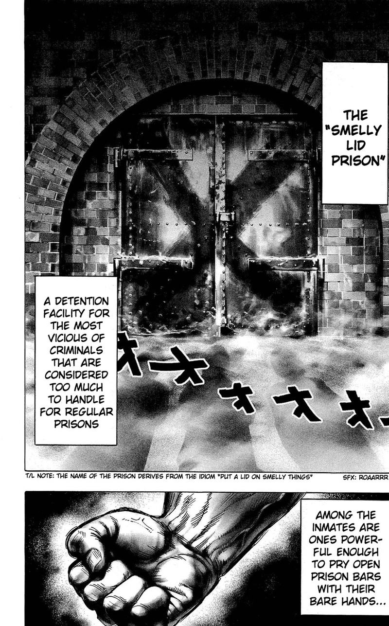 One Punch Man Manga Chapter 24.5 page 6 - Prison | Volume 4 Extras