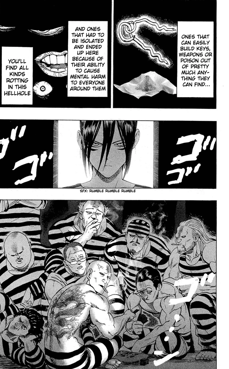 One Punch Man Manga Chapter 24.5 page 7 - Prison | Volume 4 Extras