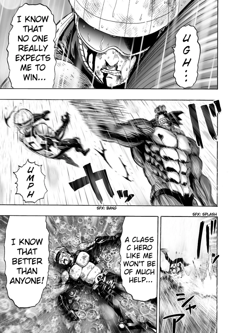 One Punch Man Manga Chapter 27 page 16 - Beat-Up But Shining