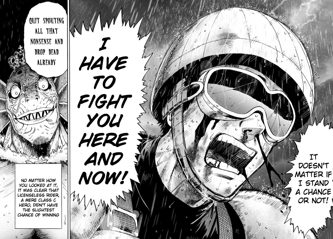 One Punch Man Manga Chapter 27 page 19 - Beat-Up But Shining