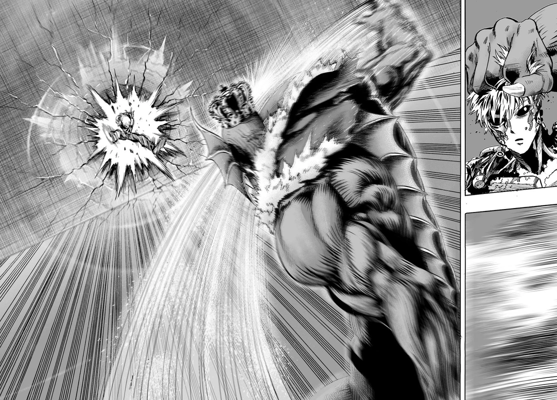 One Punch Man Manga Chapter 27 page 4 - Beat-Up But Shining