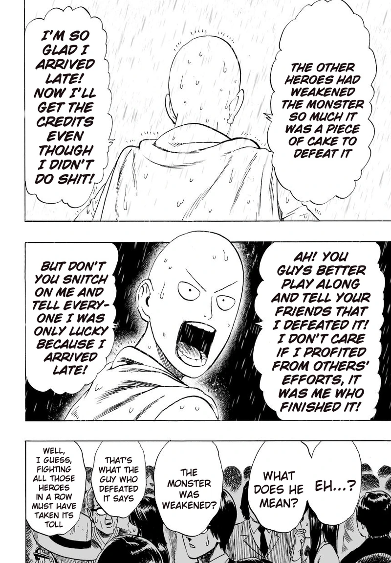 One Punch Man Manga Chapter 28 page 13 - Since It's Raining