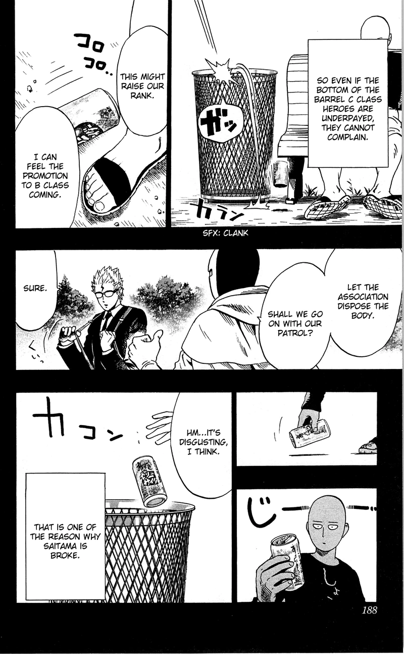 One Punch Man Manga Chapter 29.5 page 10 - What Can't Be Bought | Volume 5 Extras