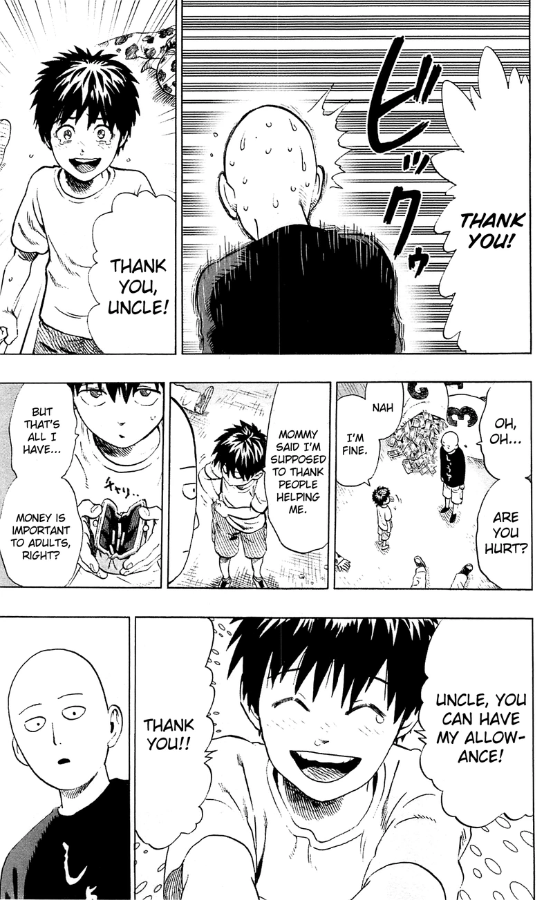 One Punch Man Manga Chapter 29.5 page 25 - What Can't Be Bought | Volume 5 Extras