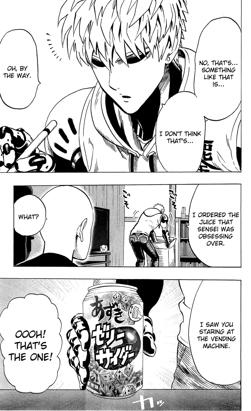 One Punch Man Manga Chapter 29.5 page 27 - What Can't Be Bought | Volume 5 Extras
