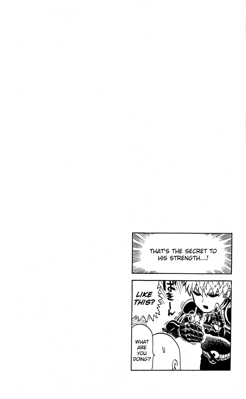 One Punch Man Manga Chapter 29.5 page 34 - What Can't Be Bought | Volume 5 Extras
