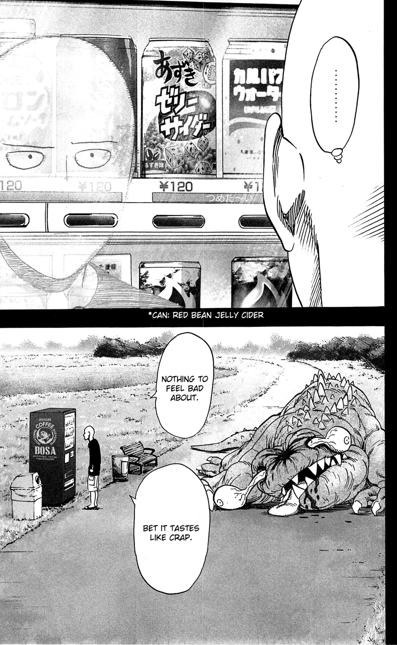 One Punch Man Manga Chapter 29.5 page 5 - What Can't Be Bought | Volume 5 Extras
