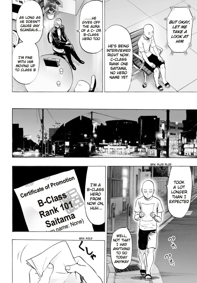 One Punch Man Manga Chapter 29 page 16 - B-Class