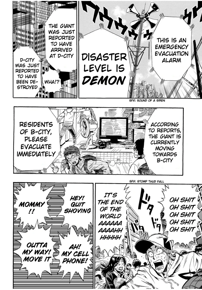One Punch Man Manga Chapter 3 page 10 - A Dangerous Being